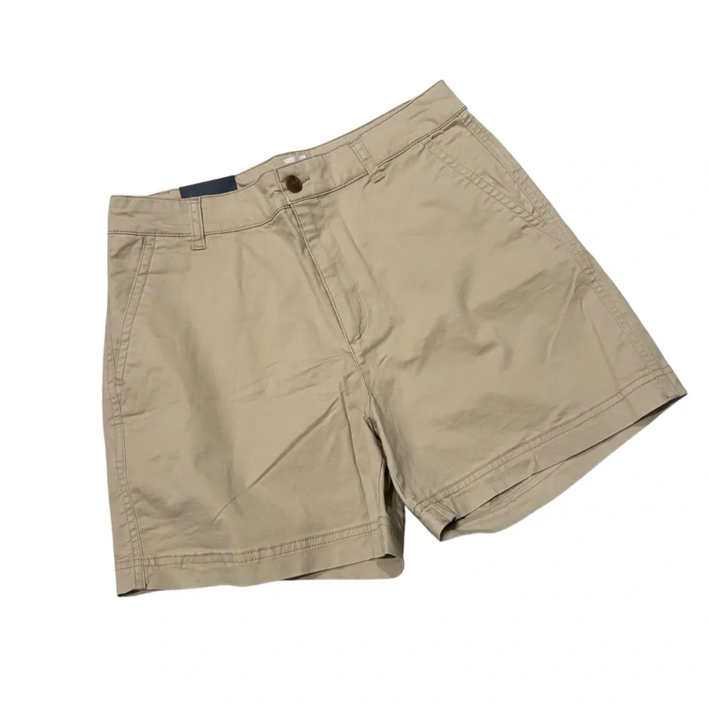 NWT, GAP Girlfriend Khaki Shorts High Rise 5" Inseam, Sz 12 - Picture 9 of 14